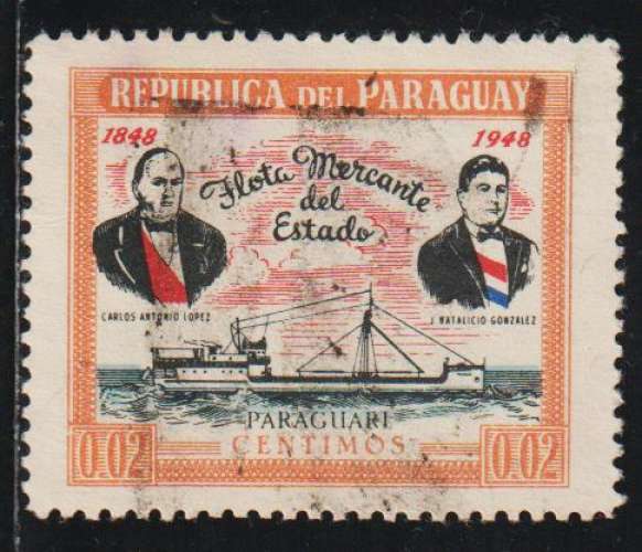 PARAGUAY 1948 - Y&T N° 475