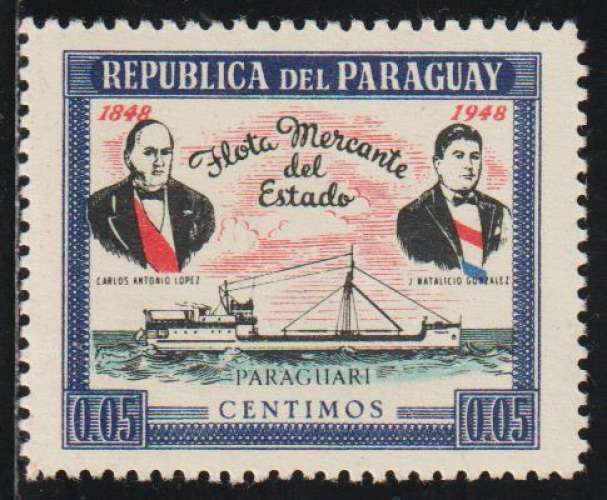 PARAGUAY 1948 - Y&T N° 476