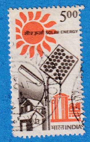 Inde 1988 Science et technologie. Energie solaire.C5