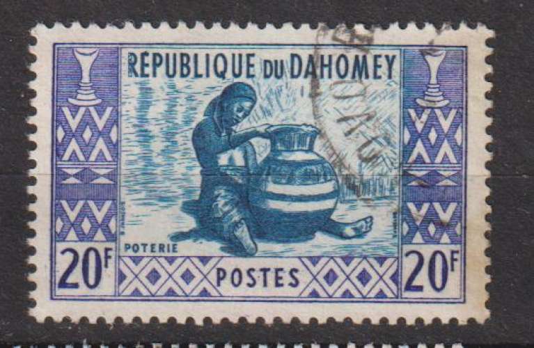 DAHOMEY    Y T N ° 166 oblitéré