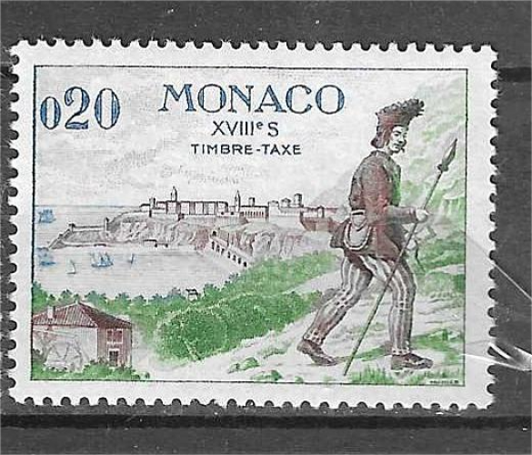 MONACO timbre taxe YT 60 **