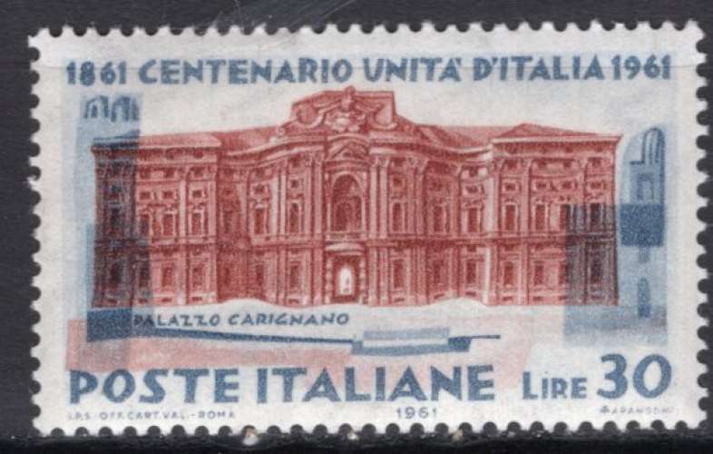 ITALIE 1961 CENTENAIRE DE L'UNITE ITALIENNE  NEUF**