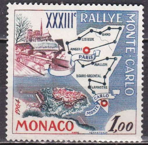 MONACO N° 616 de 1963 neuf(*)  