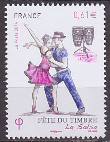 Timbre neuf ** n° 4904(Yvert) France 2014 - Danse, la salsa