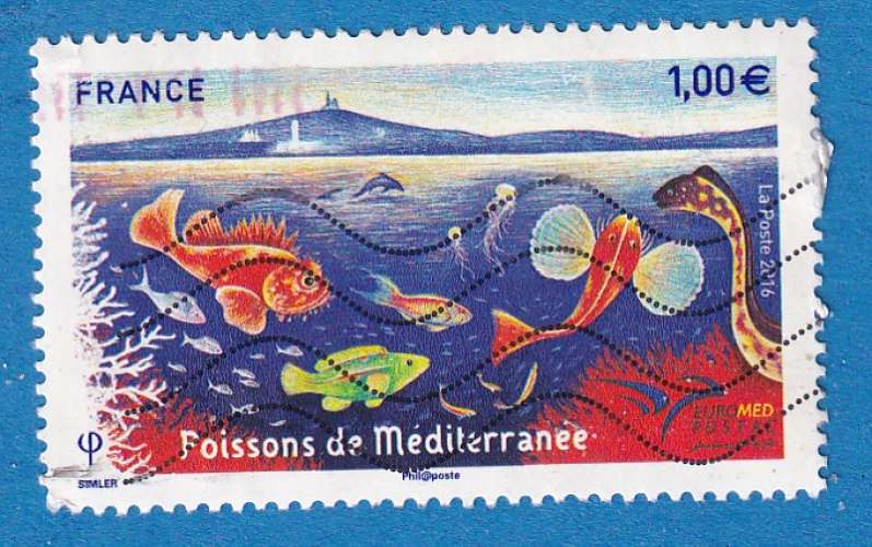 France 2016 Euromed. Poissons de la Mediterranee. C5