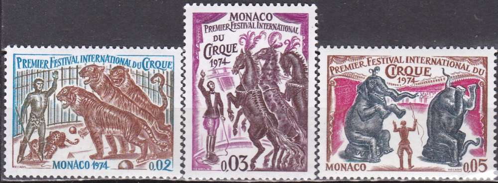 MONACO N° 973/5 de 1974 neufs**  