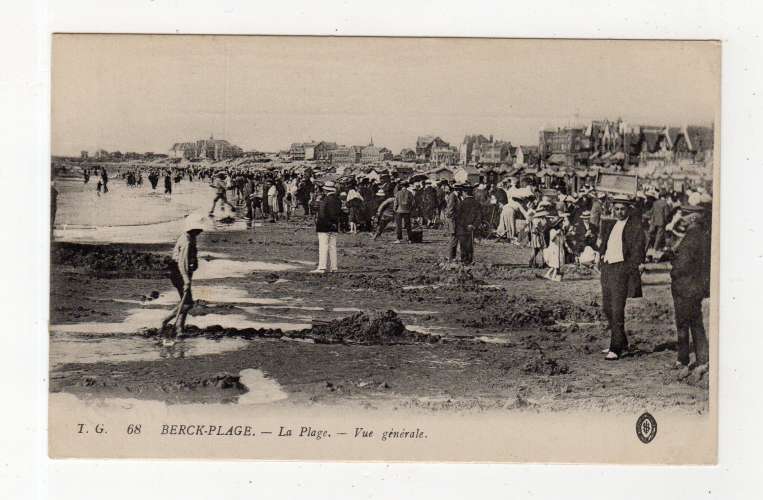 jan25  berck plage  la plage vue générale