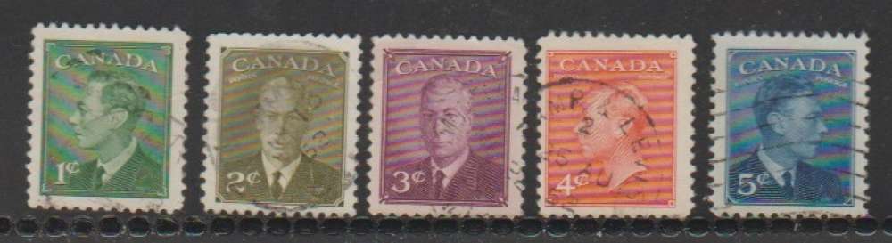 Canada - Scott 284-288