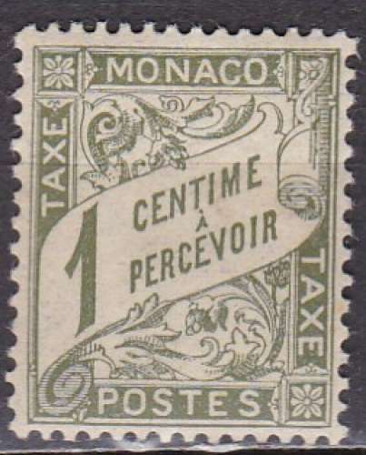 MONACO Taxe N° 1 de 1905 neuf**