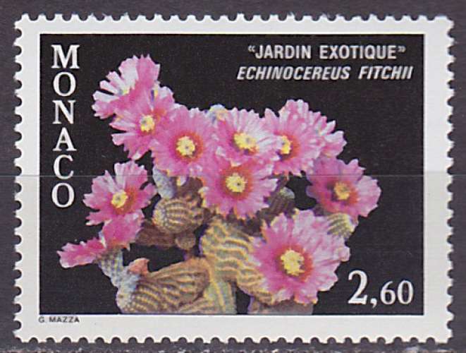 Timbre neuf ** n° 1309(Yvert) Monaco 1982 - Fleurs, jardin exotique