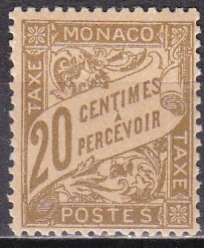 MONACO Taxe N° 18 de 1926 neuf**