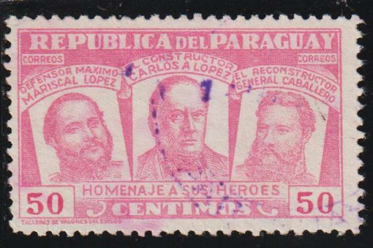 PARAGUAY 1954 - Y&T N° 502