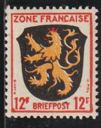 ALLEMAGNE - Zone Française  - Y&T  N° 6