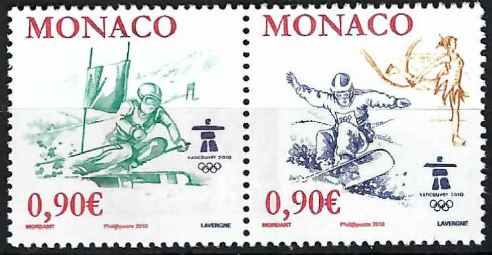 Monaco - 2009 - Y & T n° 2710 & 2711 - MNH