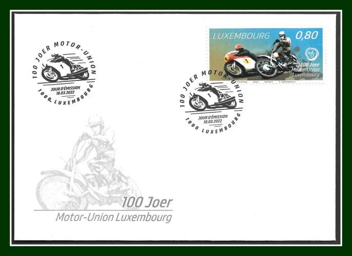 Luxembourg FDC Motor Union 2022 Moto