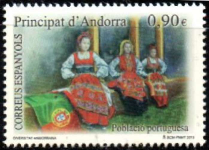 Diversité andorrane 2013 : communauté portugaise - YT 392 **