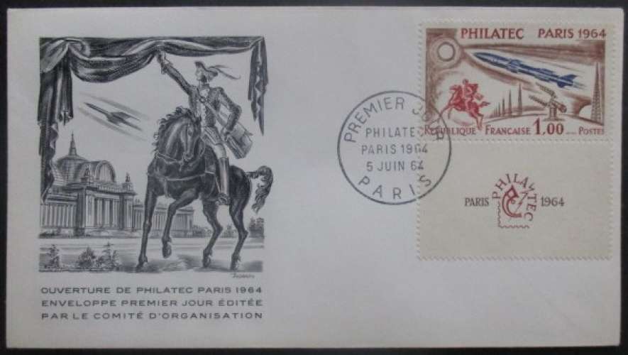 FRANCE FDC PHILATEC 05-06-64 Paris