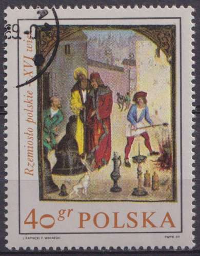 Pologne 1969 Y&T 1813 oblitéré - Peintures polonaises 