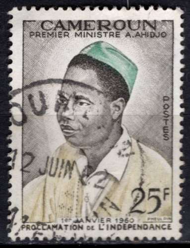 CAMEROUN 1960 PROCLAMATION DE L'INDEPENDANCE  OBLITERE