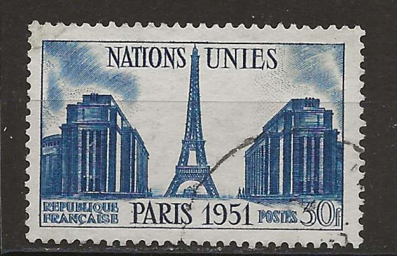 FRANCE   ANNEE  1951 Y.T N°912  OBLI 