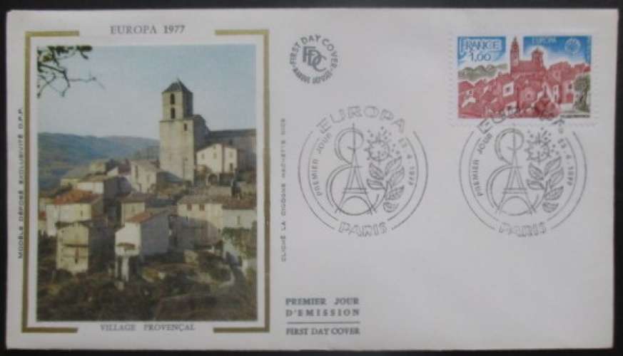 FRANCE FDC Europa 23-04-1977 Paris