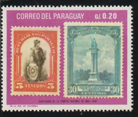 PARAGUAY 1968 - Y&T N° 938