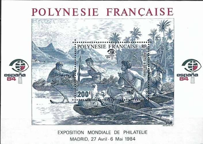 Polynésie - 1984 - Y & T n° 9 Blocs & feuillets - MNH (2