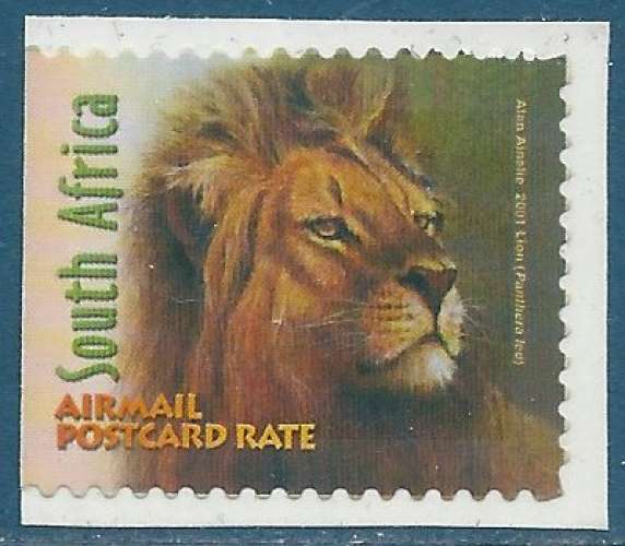 Afrique du Sud N°52 Lion autoadhésif neuf**