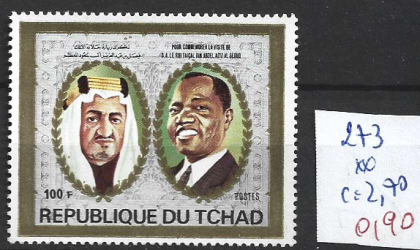 TCHAD 273 ** côte 2.70 € 