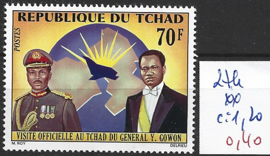 TCHAD 274 ** côte 1.20 € 