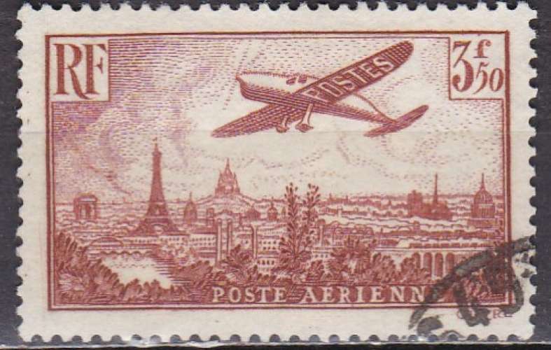 FRANCE PA N° 13 de 1936 oblitéré TB coté 27€