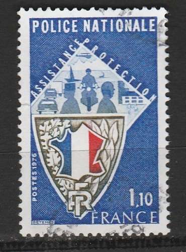 France 1976 YT 1907 Police Nationale