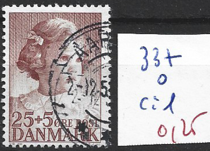 DANEMARK 337 oblitéré côte 1 € 