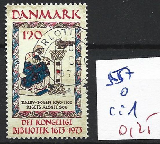 DANEMARK 557 oblitéré côte 1 € 