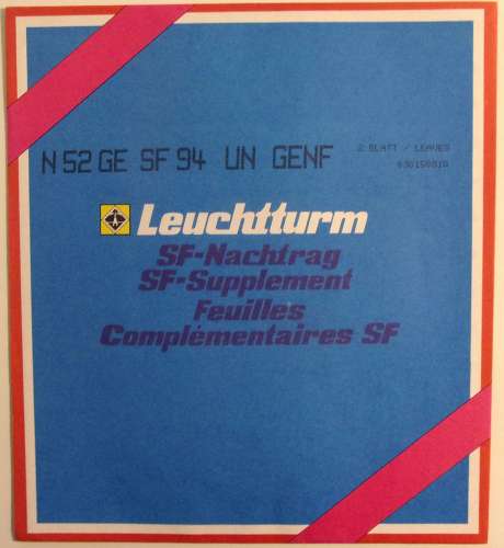 Leuchtturm - JEU O.N.U. GENEVE 1994 SF (Avec Pochettes)