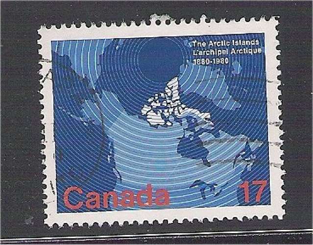 Canada - Scott 847   carte / map