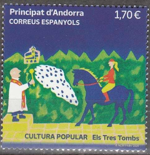 Andorra Español 2024 Culture Els Tres Tombs Neuf **