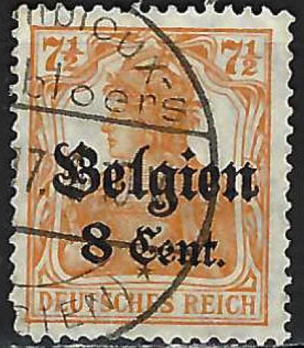 Belgique - Occupation Allemande - 1916-18 - Y & T n° 13 - O.