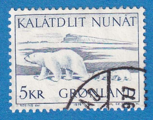 Groenland 1976 Ours polaire. Ursus maritimus. C7