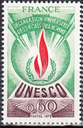 FRANCE - 1975 - UNESCO - Yvert Service 43 Neuf **