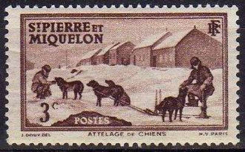 Attelage de chiens (1938) - YT 168 *