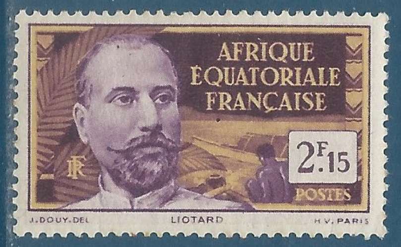 Afrique équatoriale française N°58 Liotard 2F15 neuf**