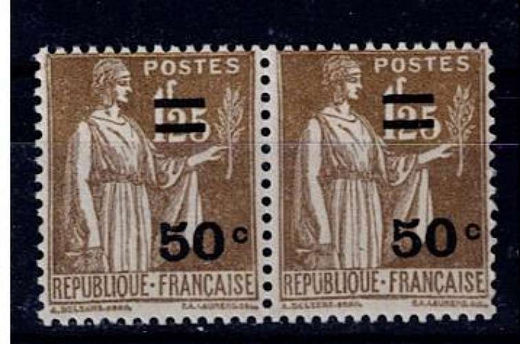 FRANCE 1934 - PAIRE YT 298 ** MNH.