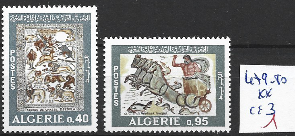 ALGERIE 479-480 ** côte 3 € 