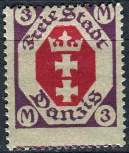 DANTZIG 1921 NEUF* charnière N° 92