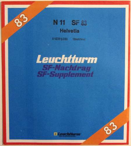 Leuchtturm - JEU SUISSE 1983 SF (Avec Pochettes)