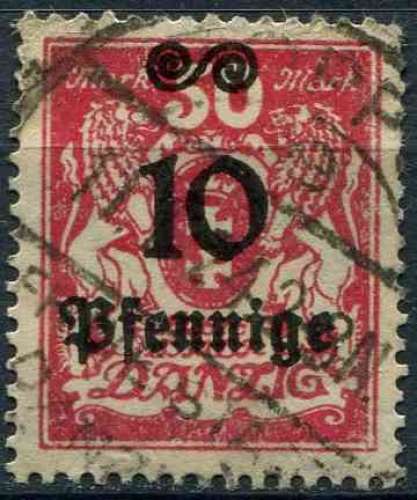 DANTZIG 1923 OBLITERE N° 166