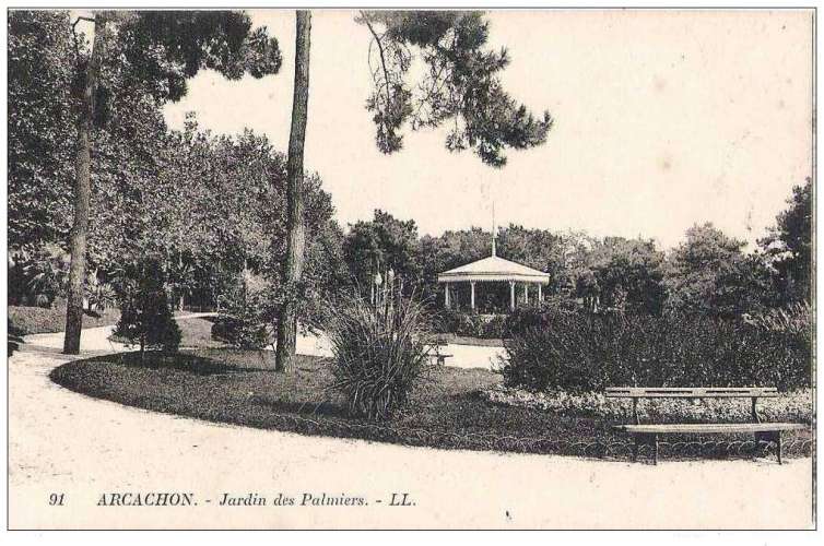 33 - ARCACHON - jardin des palmiers