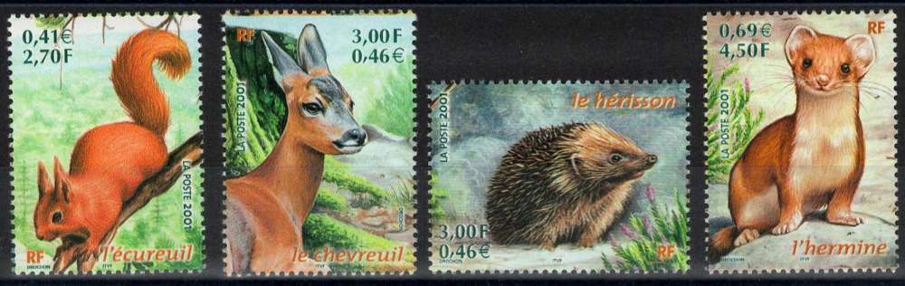 FRANCE - 2001 - Nature de France - Yvert 3381 / 3384 Neufs **