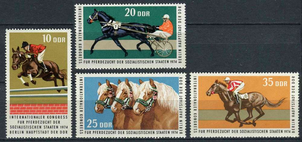 ALLEMAGNE RDA 1974 NEUF** MNH N° 1651 à 1654